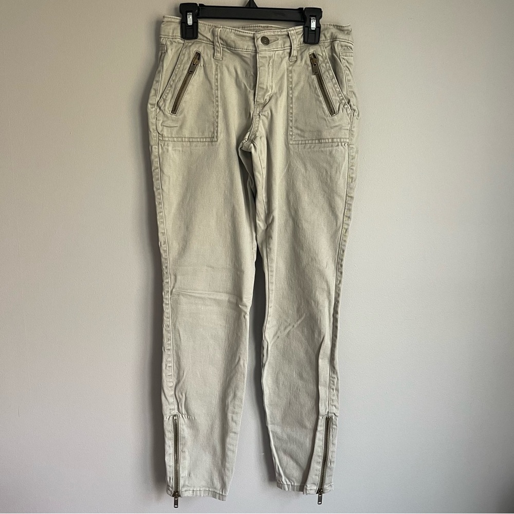 Old Navy Tan The Rockstar Jeans